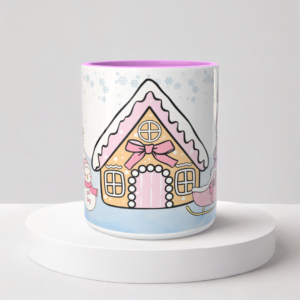 Świąteczny Kubek na Święta - Różowe Święta